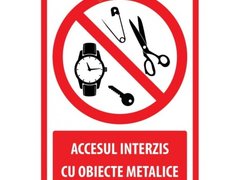 Semne pentru obiecte metalice